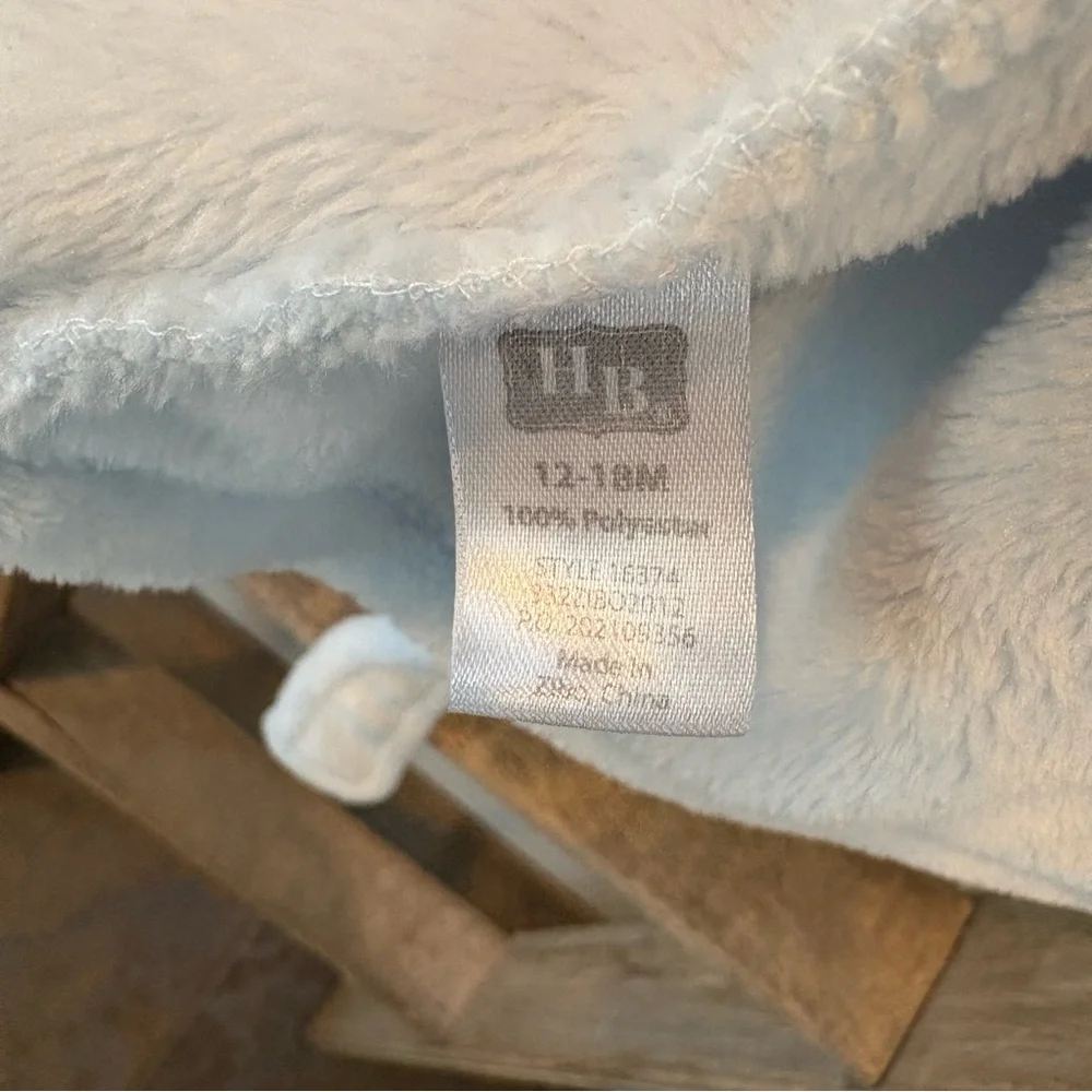 Hudson Baby Blue Elephant Hooded Robe